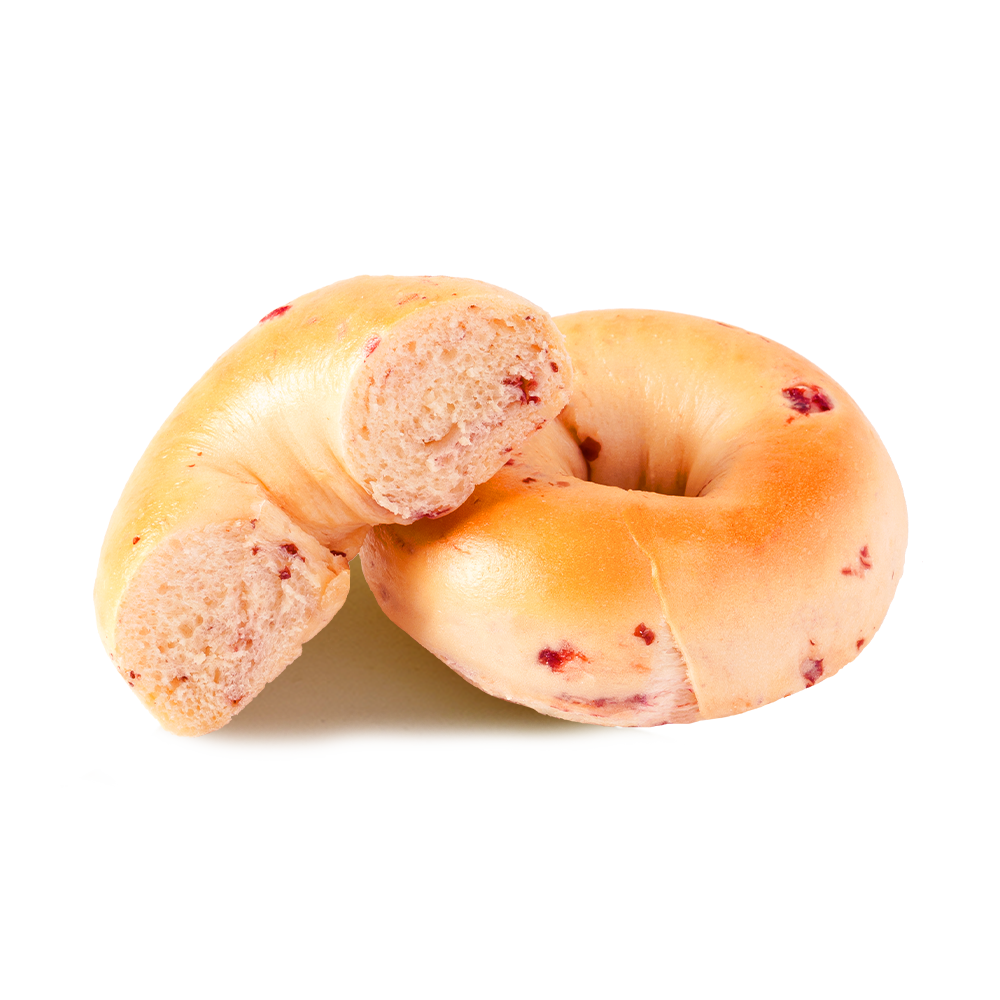 Полезный и нежирный клюквенный бублик